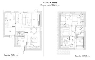 Parduodamas namas Lietaviškių g., Antakalnis, Vilniaus m., Vilniaus m. sav., 130.5 m2 ploto, 2 aukštai 25
