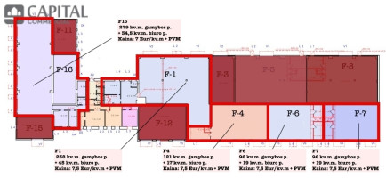 Nuomojamos administracinės, gamybinės, kitos paskirties, sandėliavimo patalpos Tujų g., Raudondvario k., Vilniaus r. sav., 964.6 m2 ploto 15