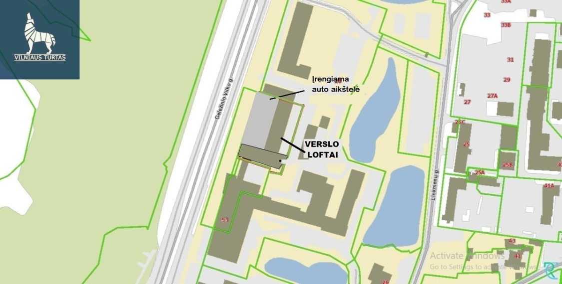 Parduodamos administracinės, gamybinės patalpos Geležinio Vilko g.57a, Vilnius, Šnipiškės, Vilniaus m., Vilniaus m. sav., 34 m2 ploto 13