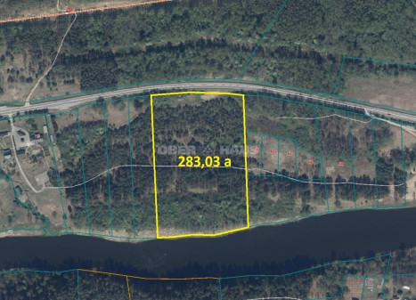 Parduodamas žemės ūkio paskirties sklypas Baltalaukio k., Vilniaus r. sav., 283.03 a ploto