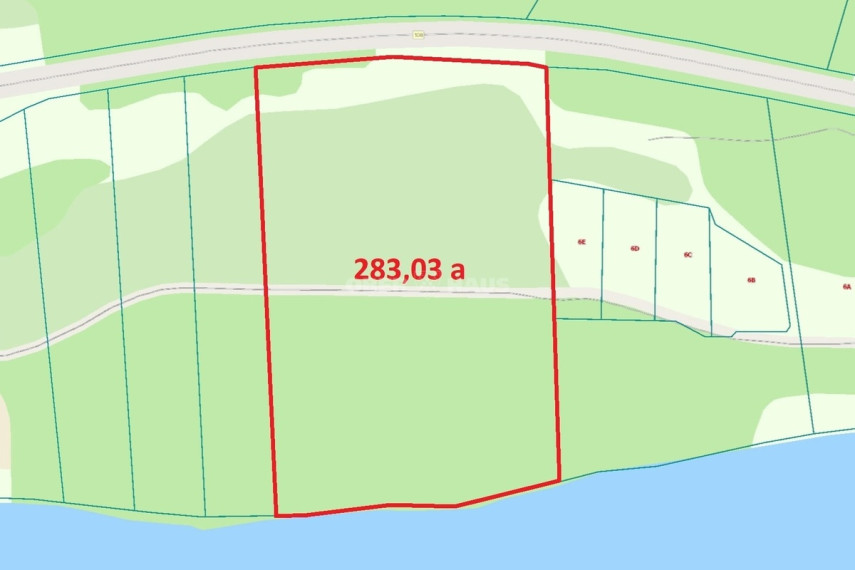 Parduodamas žemės ūkio paskirties sklypas Baltalaukio k., Vilniaus r. sav., 283.03 a ploto 2