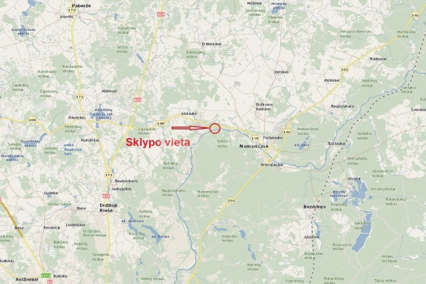 Parduodamas žemės ūkio paskirties sklypas Baltalaukio k., Vilniaus r. sav., 283.03 a ploto 4