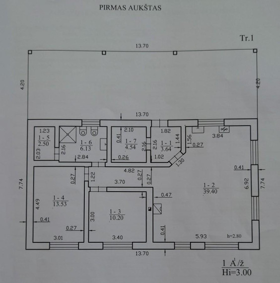 Parduodamas namas Jakštaičių k., Šiaulių r. sav., 80 m² ploto 3 kambariai 24