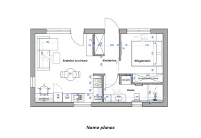 Parduodamas namas Šešėlio g., Vilemų k., Kauno r. sav., 212 m2 ploto, 1 aukštai 33