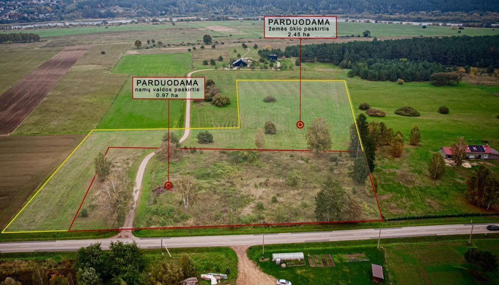 Parduodamas sklypas S. Sutkaus g.3, Mikytų k., Šakių r. sav., 342 a ploto 3