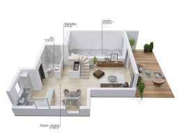 Parduodamas namas Povilo Revento g., Narsiečių k., Kauno r. sav., 135.69 m2 ploto, 2 aukštai 15