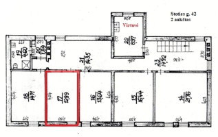 Nuomojamos administracinės patalpos Stoties g., Rožės, Panevėžio m., Panevėžio m. sav., 12.99 m2 ploto 2