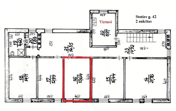Nuomojamos administracinės patalpos Stoties g., Rožės, Panevėžio m., Panevėžio m. sav., 13.64 m2 ploto 9
