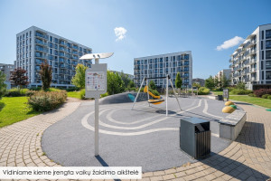Parduodamas butas Tvankstos g., Pilaitė, Vilniaus m., Vilniaus m. sav., 32 m2 ploto, 1 kambariai 12