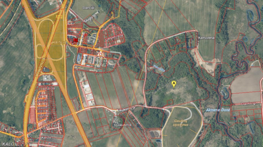 Parduodamas sklypas Kalnuvėnų k., Klaipėdos r. sav., 1492 a ploto 2