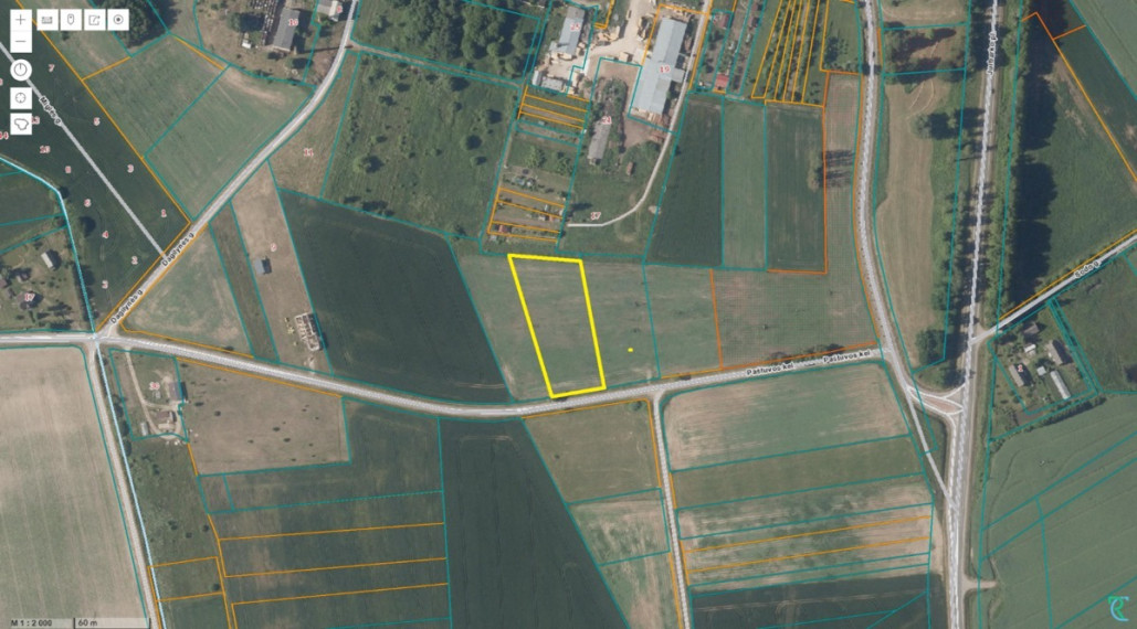 Parduodamas  sklypas Bubių k., Kauno r. sav., 51.8 a ploto 1