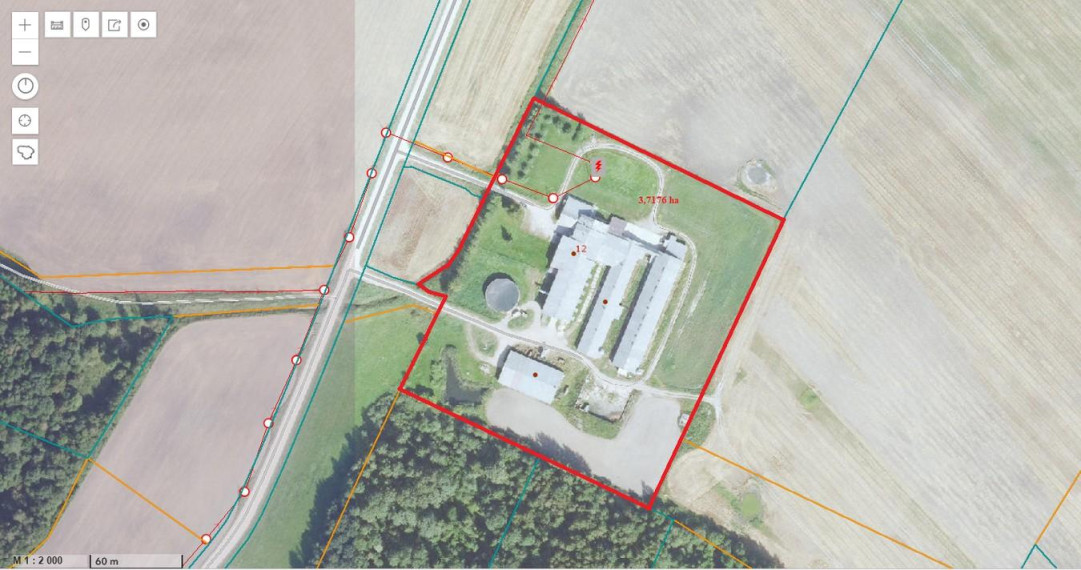 Parduodamos patalpos Kaimynų g., Liutkiškių k., Radviliškio r. sav., 6153.55 m² ploto 10