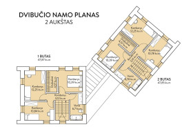 Parduodamas namas Barsukynės g., Antakalnis, Vilniaus m., Vilniaus m. sav., 104 m2 ploto, 2 aukštai 6