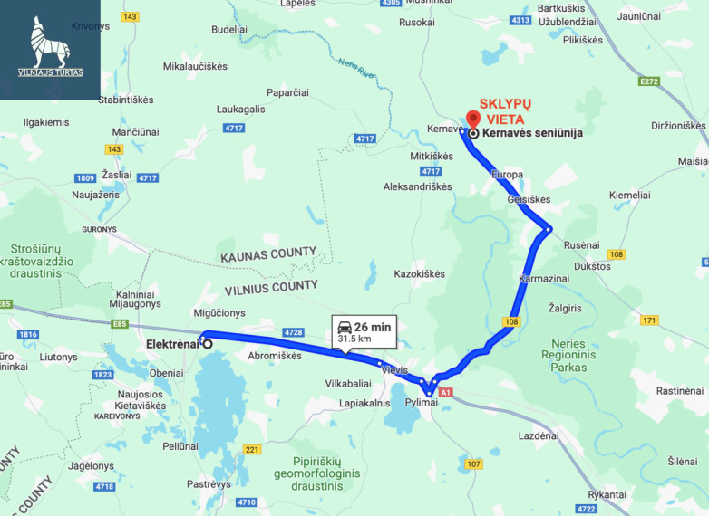 Parduodamas  sklypas Vilniaus g., Kernavės mstl., Širvintų r. sav., 6 a ploto 12