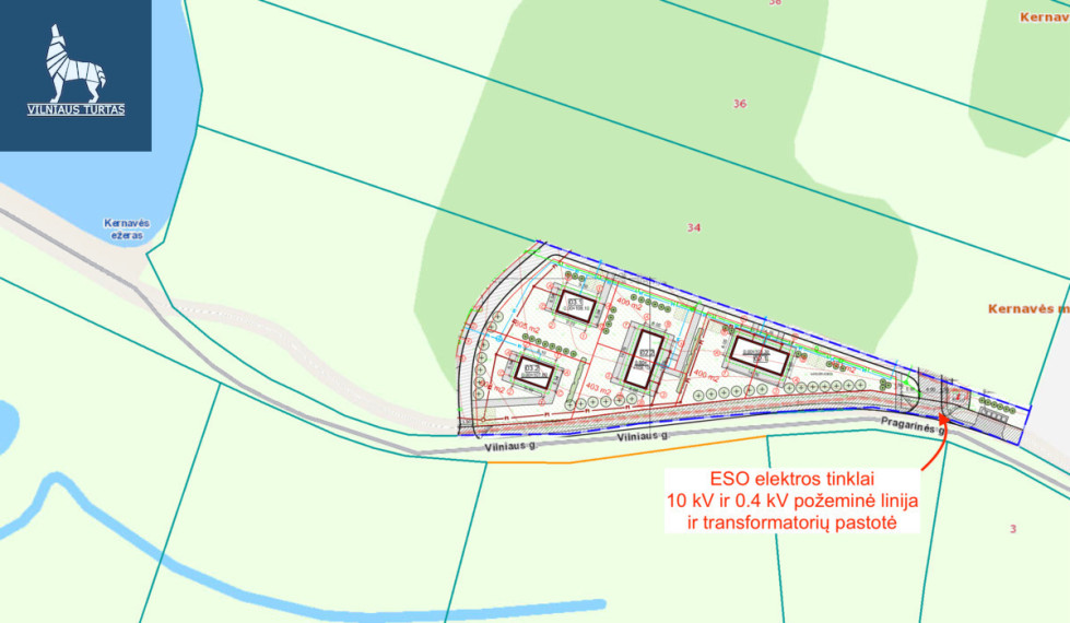 Parduodamas sklypas Vilniaus g., Kernavės mstl., Širvintų r. sav., 6 a ploto 3