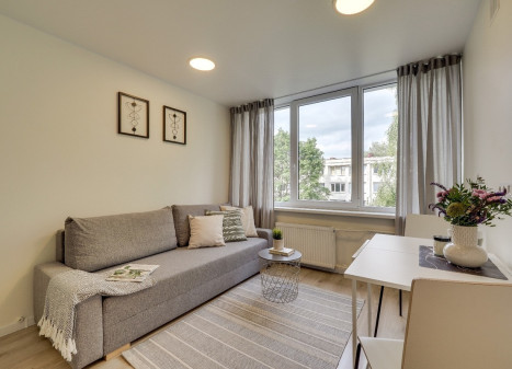 Parduodamas butas Studentų g., Žvėrynas, Vilniaus m., Vilniaus m. sav., 17 m2 ploto, 1 kambariai