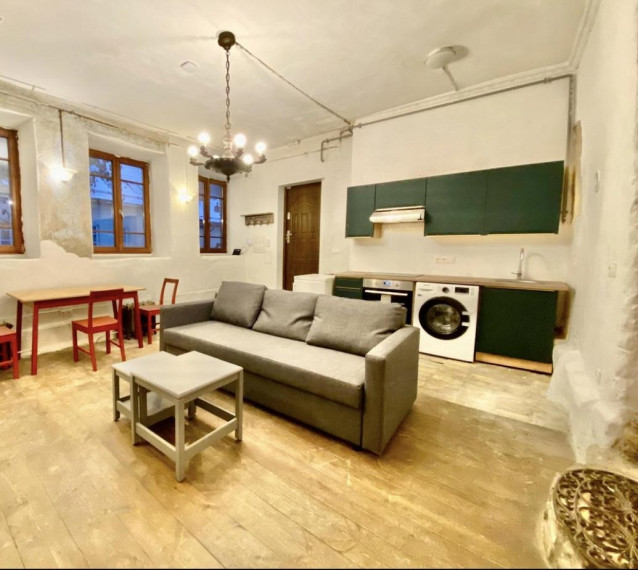 Nuomojamas butas Paupio g., Užupis, Vilniaus m., Vilniaus m. sav., 42.53 m² ploto 2 kambariai 1