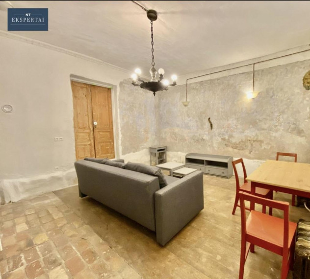 Nuomojamas butas Paupio g., Užupis, Vilniaus m., Vilniaus m. sav., 42.53 m² ploto 2 kambariai 2
