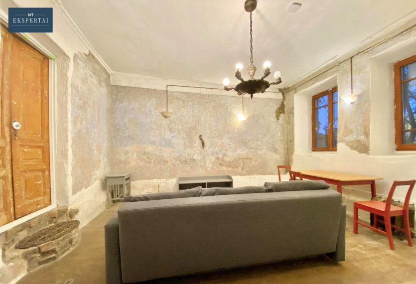 Nuomojamas butas Paupio g., Užupis, Vilniaus m., Vilniaus m. sav., 42.53 m² ploto 2 kambariai 3