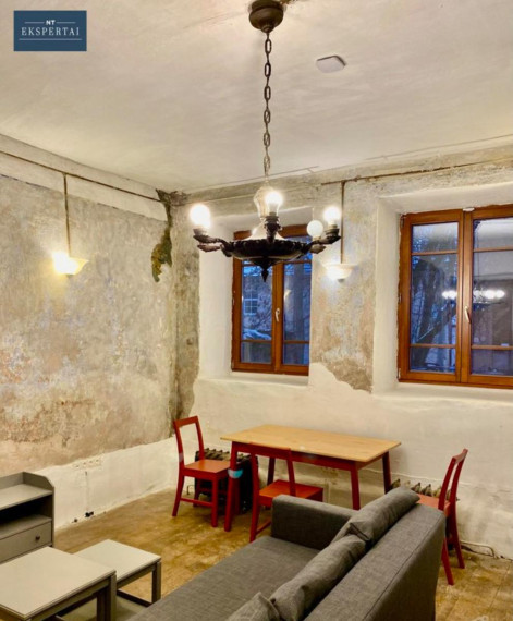 Nuomojamas butas Paupio g., Užupis, Vilniaus m., Vilniaus m. sav., 42.53 m² ploto 2 kambariai 5