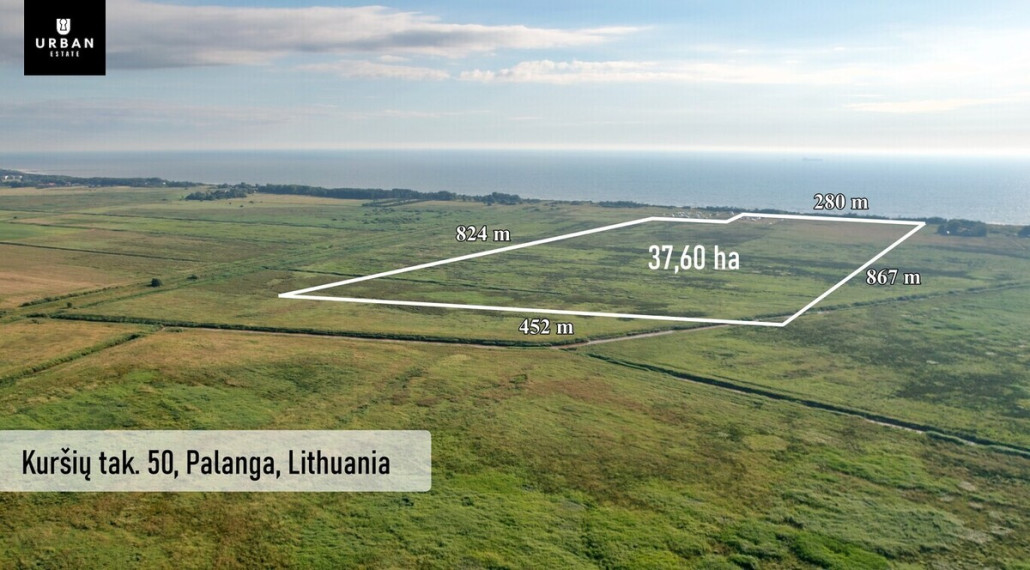 Parduodamas investicinis žemės sklypas Palangoje 37.60 ha ploto prie Baltijos jūros! 3