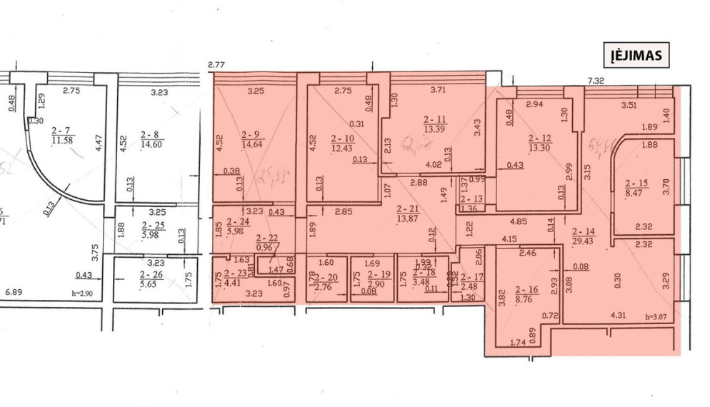 Nuomojamos administracinės, kitos paskirties, maitinimo patalpos Versmės, Jonučių II k., Kauno r. sav., 138.62 m2 ploto 5