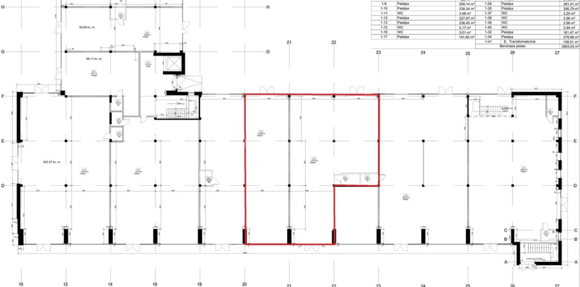 Nuomojamos  patalpos Taikos pr., Kauno, Klaipėdos m., Klaipėdos m. sav., 300 m2 ploto 10