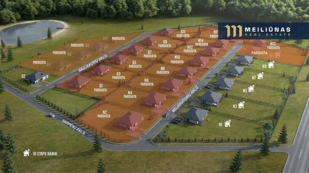Parduodamas namas Melioratorių aklg., Praulių k., 116 kv.m ploto 4