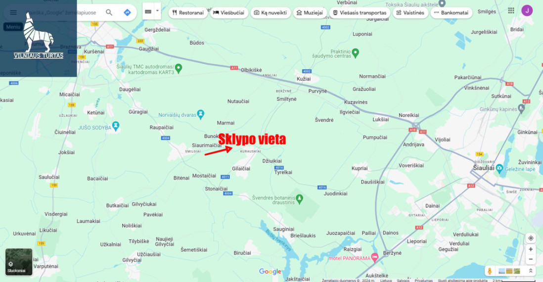 Parduodamas sklypas Šobliškių k., Šiaulių r. sav., 2797 a ploto 2