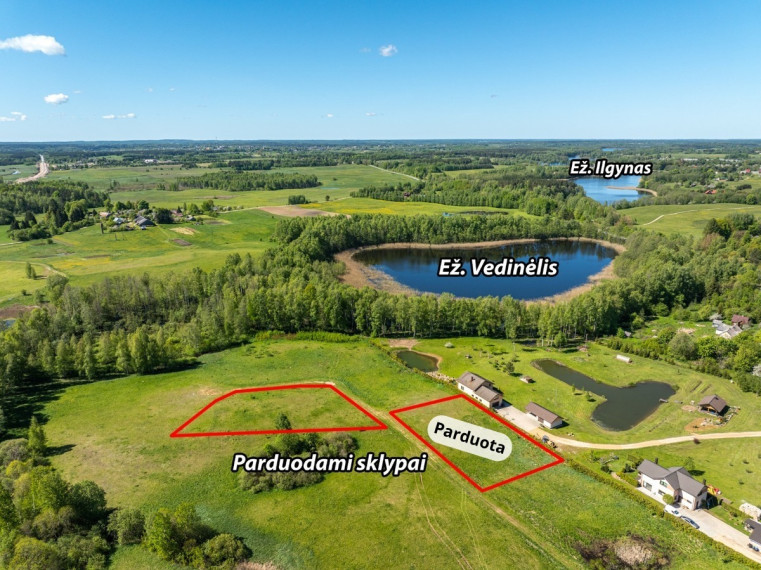 Parduodamas  sklypas Vadinėlio g., Rudilių k., Molėtų r. sav., 14.5 a ploto 2