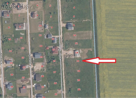 Parduodamas sklypas Lepšių k., 14.5 a ploto