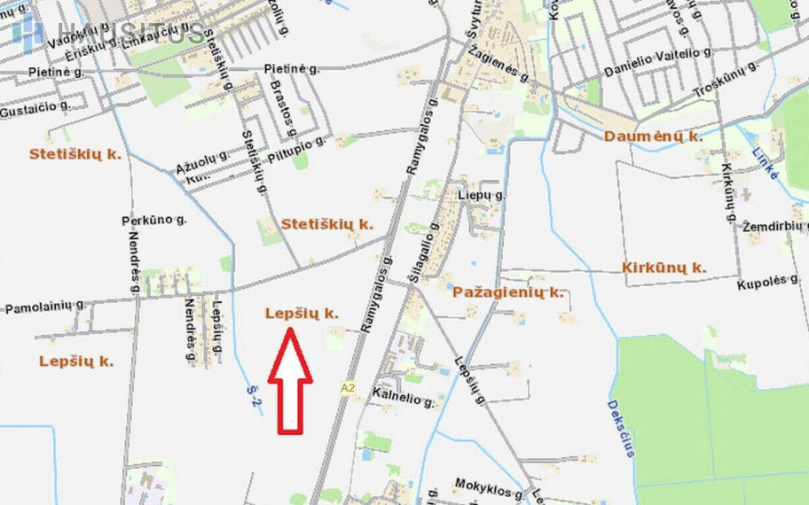Parduodamas sklypas Lepšių k., 14.5 a ploto 3