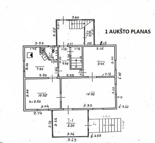 Parduodamas namas Kosmonautų g., Anykščiuose, 85.26 kv.m ploto 29