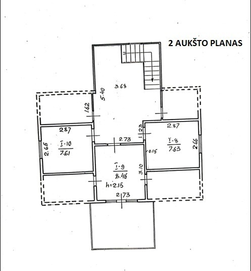 Parduodamas namas Kosmonautų g., Anykščiuose, 85.26 kv.m ploto 30