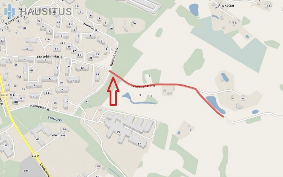 Parduodamas sklypas Anykščiuose, 28.25 a ploto 5