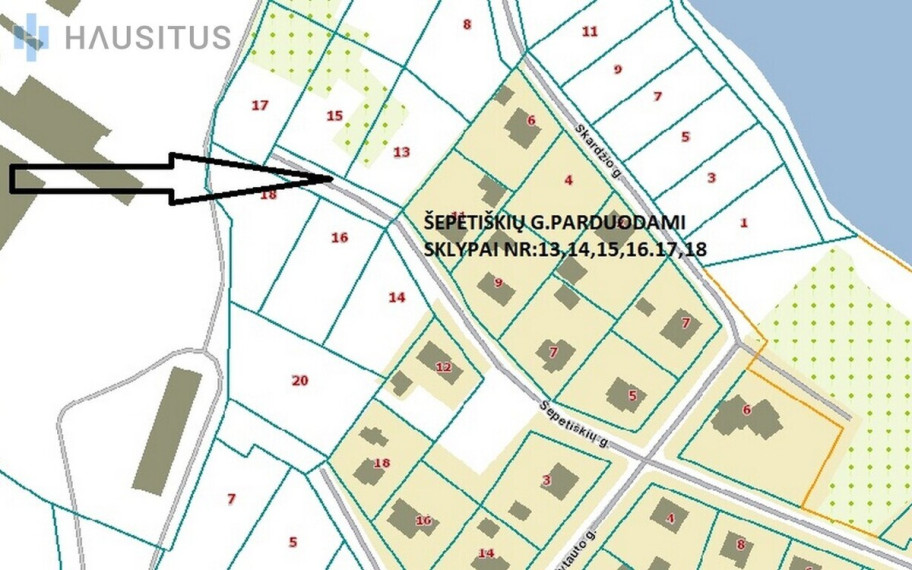 Parduodamas sklypas Sodų g., Anykščiuose, 15.77 a ploto 5