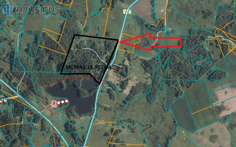 Parduodamas sklypas Čivylių k., 1392 a ploto 1