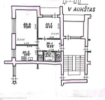 Parduodamas butas Liudiškių g., Anykščiai, 48.05 kv.m ploto 34