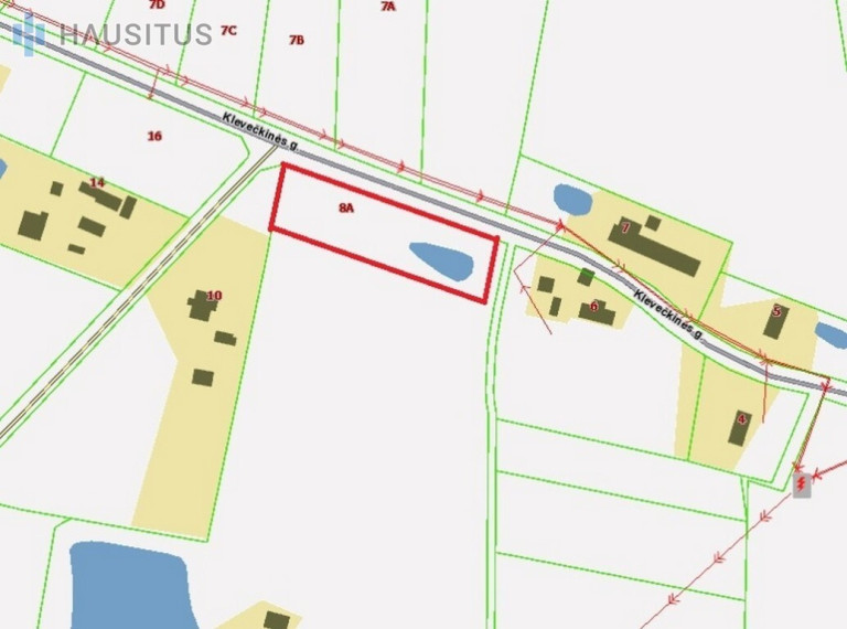 Parduodamas namų valdos paskirties sklypas Klevečkinės k., Panevėžio r. sav., 36.72 a ploto 5