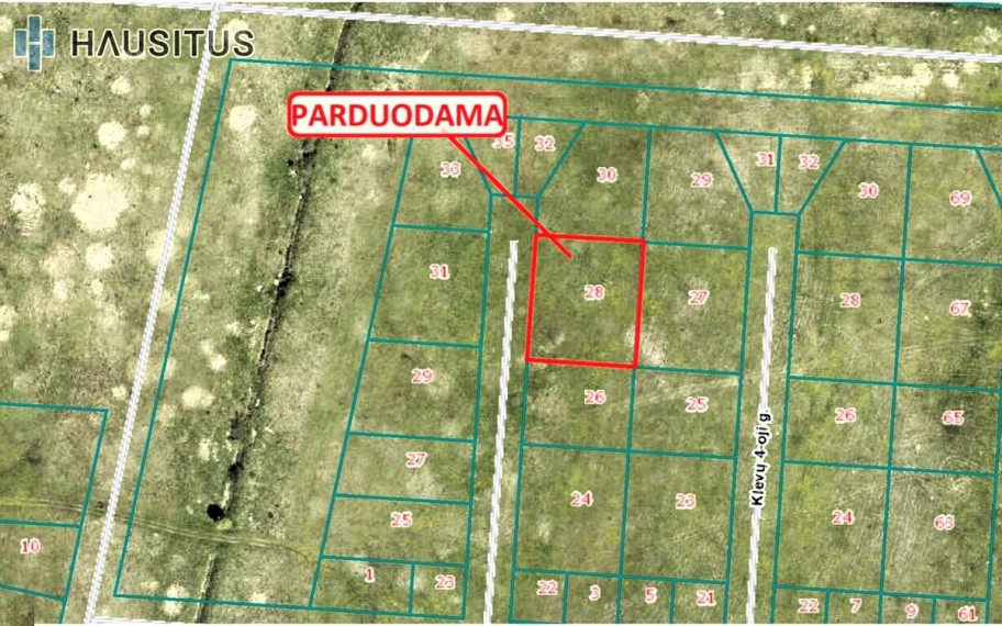 Parduodamas sklypas Klevų 3-oji g., , Palangoje, 19.68 a ploto 1