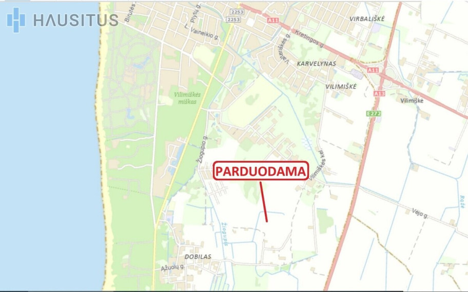 Parduodamas sklypas Klevų 3-oji g., , Palangoje, 19.68 a ploto 3