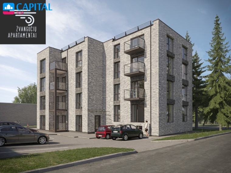 Parduodamas butas Žvangučių g., Žaliakalnis, Kauno m., Kauno m. sav., 35.24 m2 ploto, 2 kambariai 3