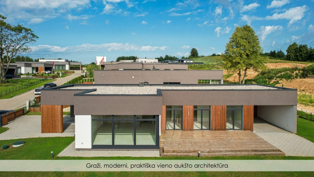Parduodamas namas Filaretų g., Didžiasalio k., Vilniaus r. sav., 158 m2 ploto, 1 aukštai 5
