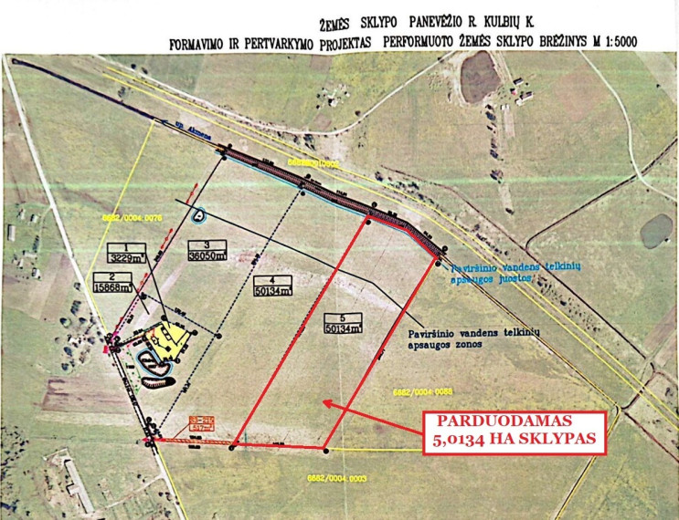 Parduodamas sklypas Kulbių, Kulbių k., Panevėžio r. sav., 501.34 a ploto 2