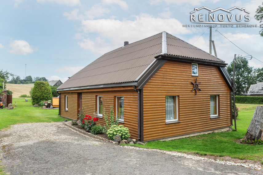 Parduodamas namas Kražių g., Želvių k., Kelmės r. sav., 69.2 m² ploto 3 kambariai 1