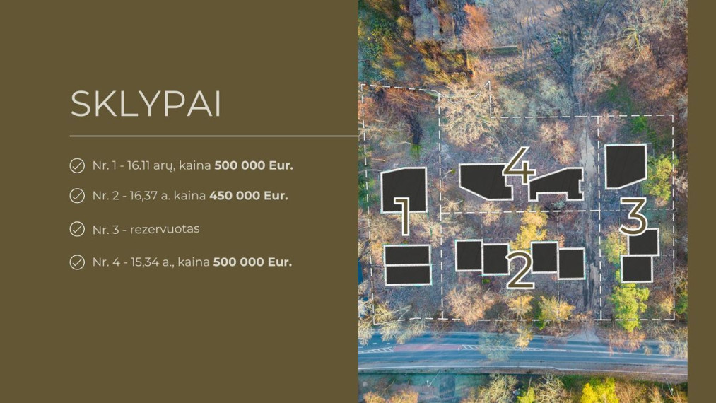 Parduodamas  sklypas Šlaito g., Giruliai, Klaipėdos m., Klaipėdos m. sav., 16.11 a ploto 2
