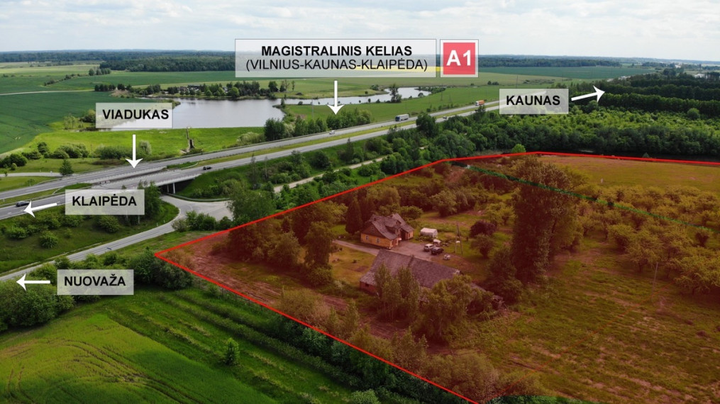Parduodamas kitos paskirties sklypas Šašių k., Kauno r. sav., 426.47 a ploto 1