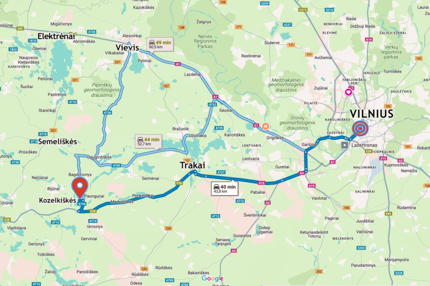 Parduodama sena sodyba su daug ežero pakrantės, žemės sklypas 3,54 ha, Trakų r. Kozelkiškių k. 20