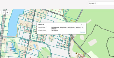Parduodamas  sklypas Kmynų g., Jadvygiškių k., Vilniaus r. sav., 10.2 a ploto 11