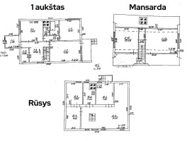 Parduodamas namas S. Daukanto g., Lenkimų mstl., Skuodo r. sav., 103 m2 ploto, 2 aukštai 13
